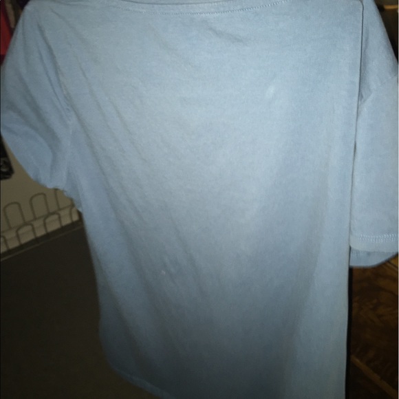 Large Blue v neck t-shirt - Picture 5 of 5